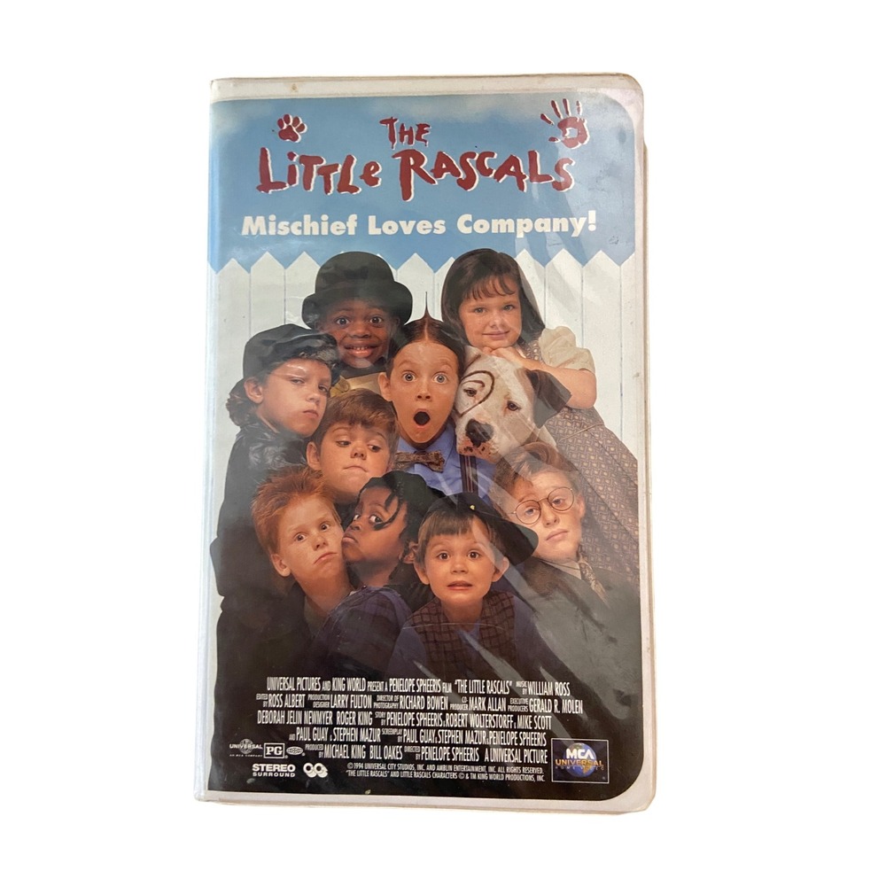 The Little Rascals VHS Movie Tape Vintage Comedy Children Family Film 1994‎